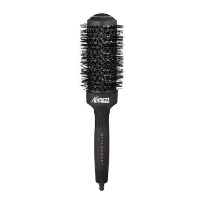 StyleCraft NoFRIZZ Round Brush with Ion Technology and Ceramic-Coated Barrel