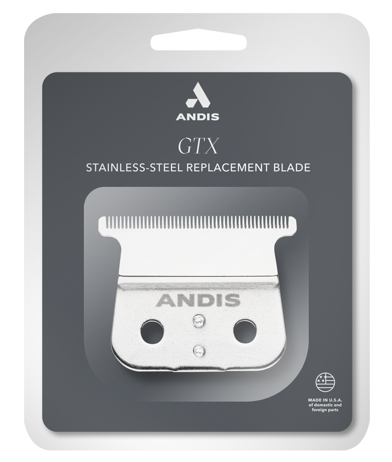 Andis GTX Deep Tooth T-Outliner Replacement Blade - Stainless Steel #04945