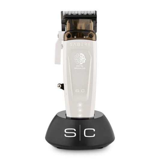 StyleCraft Limited Edition White Saber 2 Clipper with EON Digital Brushless Motor #SC619W