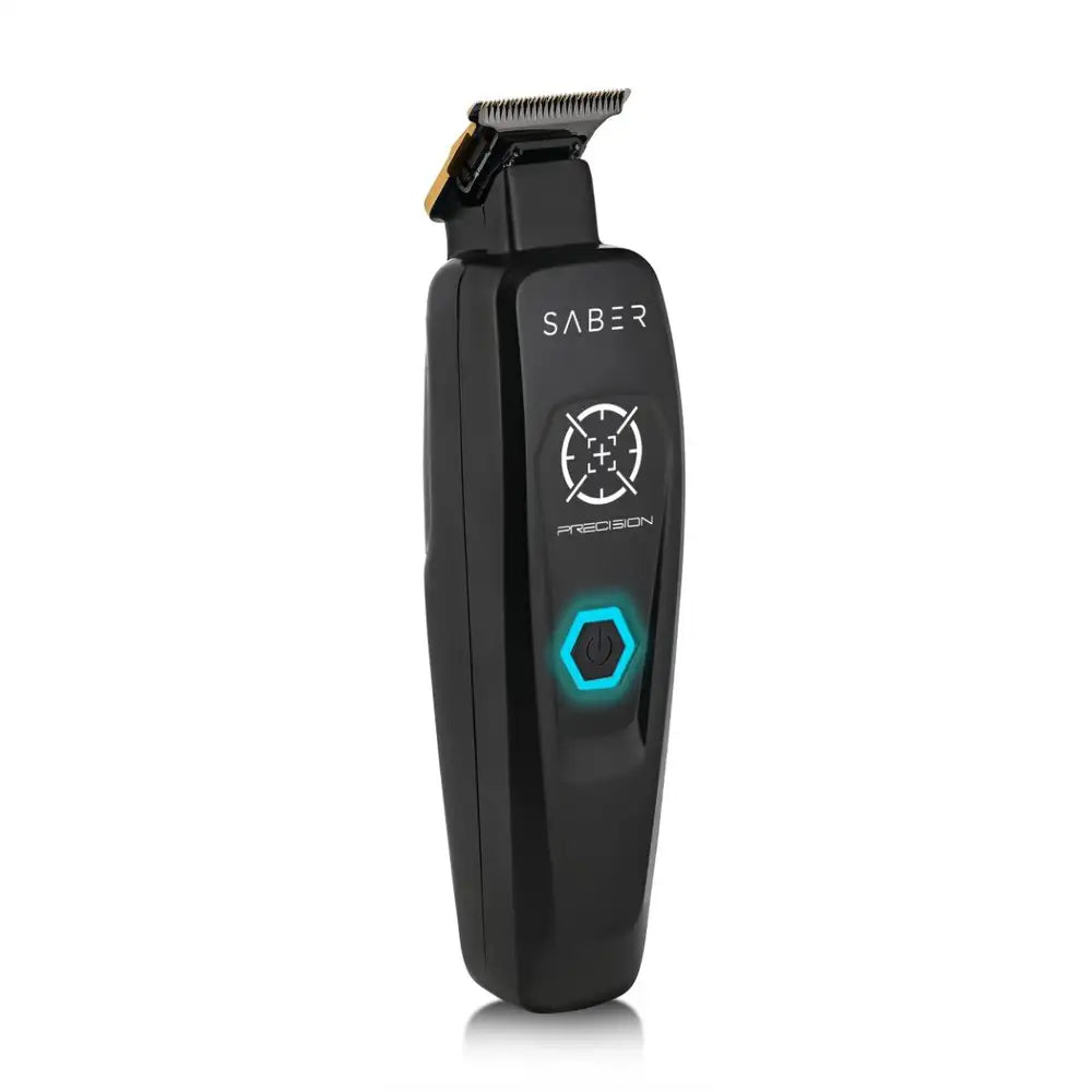 StyleCraft Precision Saber - Full Metal Body Digital Brushless Motor Cordless Hair Trimmer - Black #SC403BP