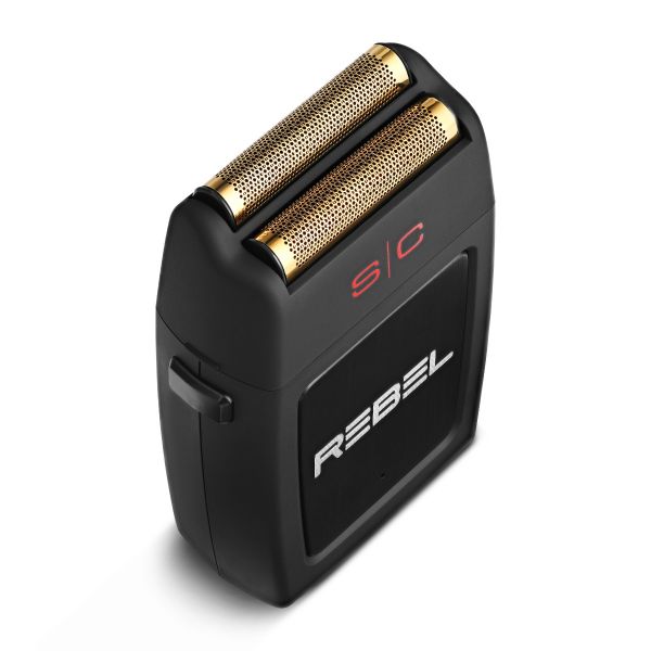 Stylecraft Rebel - Electric Mens Foil Shaver with Super Torque Motor, Gold Titanium Foil Head