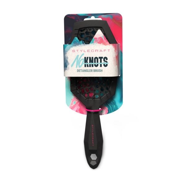 StyleCraft No Knots Detangler Brush #SCDBRUSHB