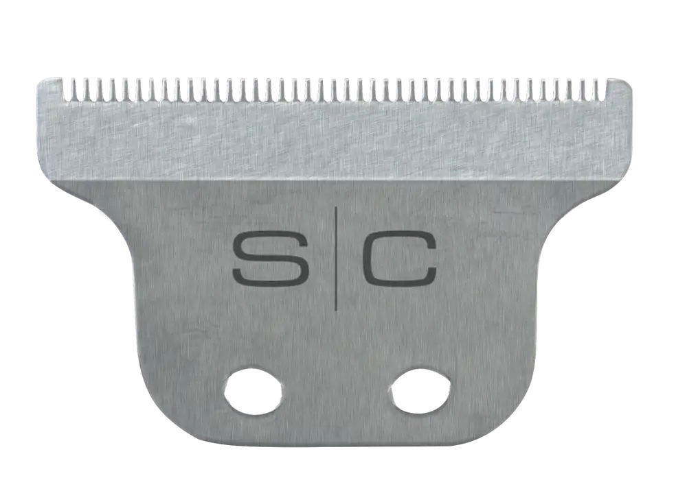 StyleCraft Replacement Fixed Stainless Steel Classic Hair Trimmer Blade with Stainless Steel Deep Tooth Cutter Set SC522S