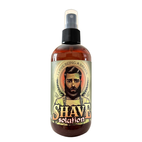 Barber Solvent I Love Being A Barber Shave Solution 8oz – Appleton Barber Supply