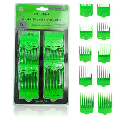 Supreme Trimmer Magnetic/Clip Guards for Clippers (10 piece)