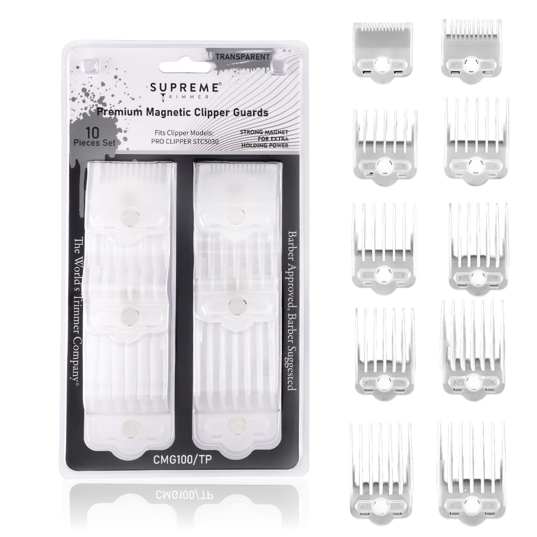 Supreme Trimmer Magnetic/Clip Guards for Clippers (10 piece)