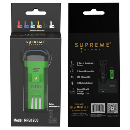 Supreme Trimmer Recharge Battery-NRG1200