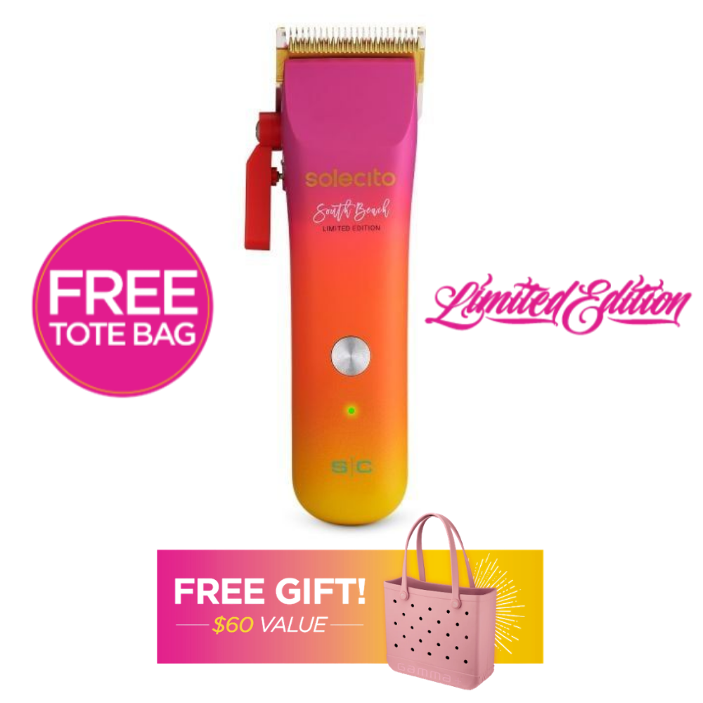 FREE TOTE BAG WITH PURCHASE! StyleCraft Limited Edition Solecito South Beach Compact Cordless Clipper #SC624M