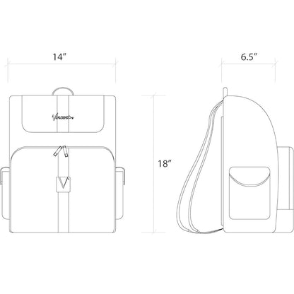 Vincent Vegan Leather Backpacks