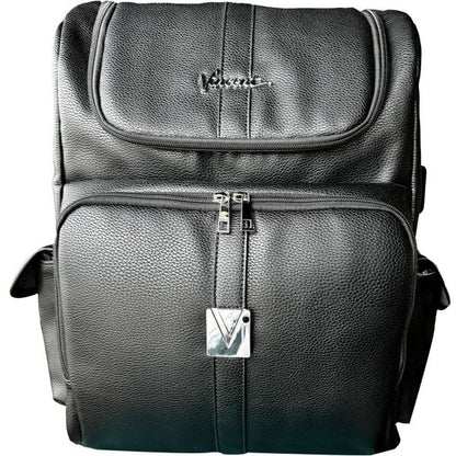 Vincent Vegan Leather Backpacks Black