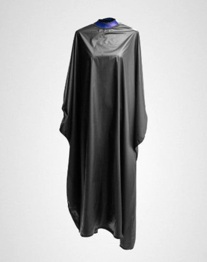 Zuka Professional Chemical Cape With Silicone Cape Seal - Black