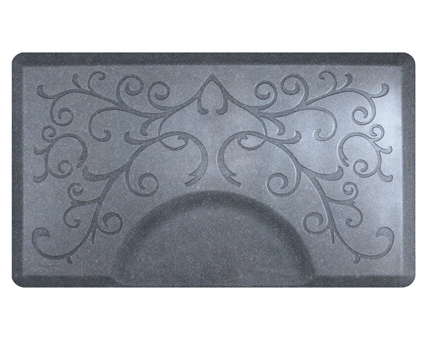 Granite Impressions - Decorative Metallic Flecked 3/4" Anti-Fatigue Mat (Size & Color Options)