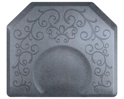 Granite Impressions - Decorative Metallic Flecked 3/4" Anti-Fatigue Mat (Size & Color Options)