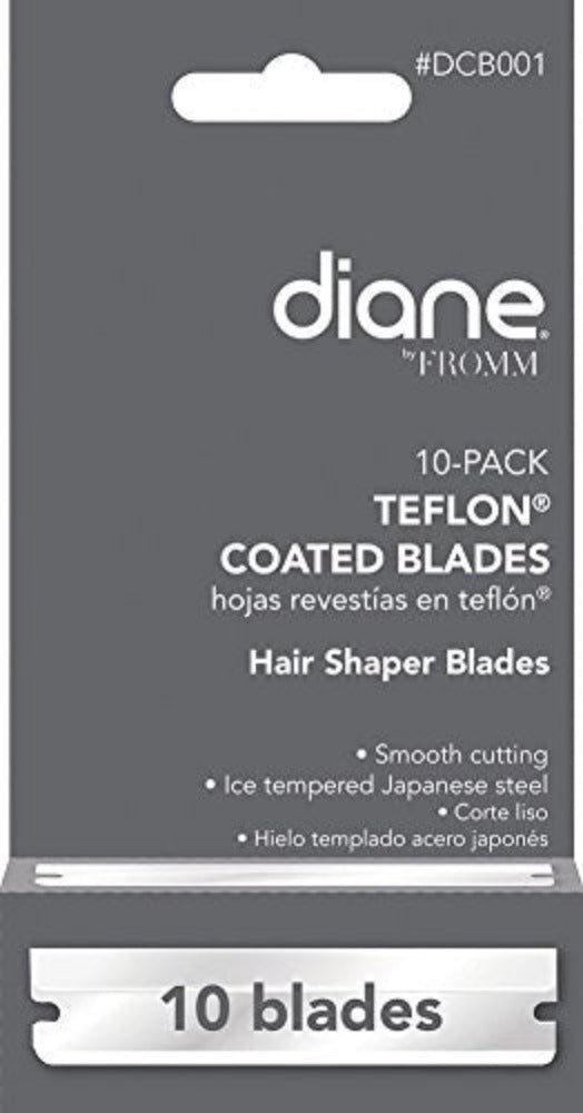 Diane Hair Shaper Teflon Coated Blades #DCB001 - 10-pack