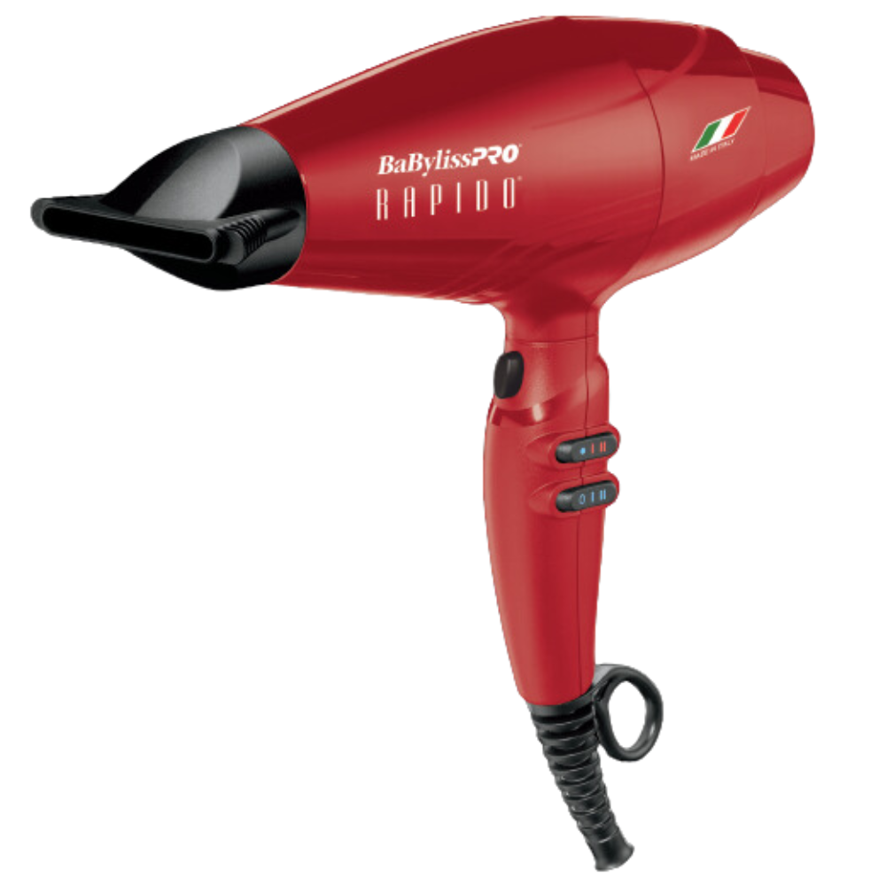 BaBylissPRO Limited Edition Red Rapido Dryer Made In Italy BRRAP1