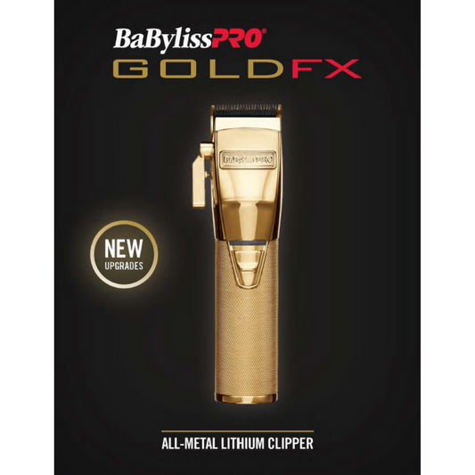 BabylissPRO GoldFX Metal Lithium Nedic Clipper FX870NG